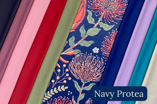 Buy navy-navy-protea-w-navy-hip-bands Nalani Bottoms