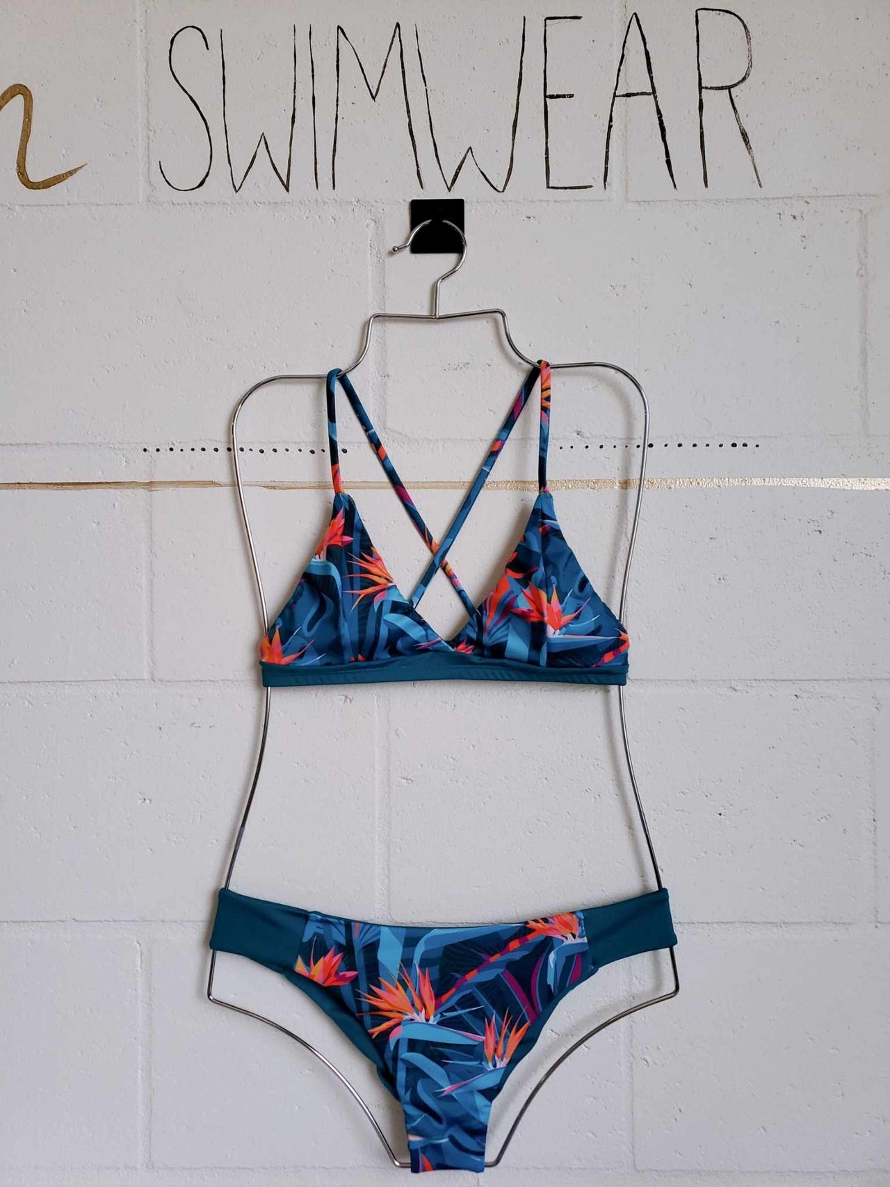Bright Bird of Paradise + Teal