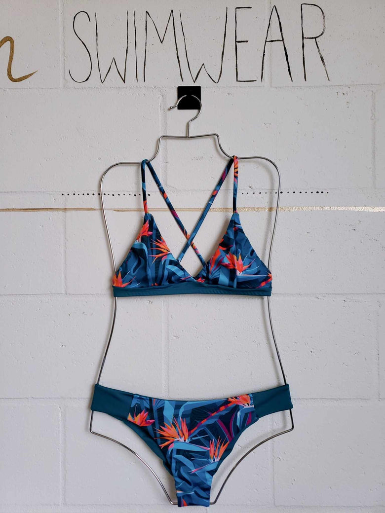 Bright Bird of Paradise + Teal