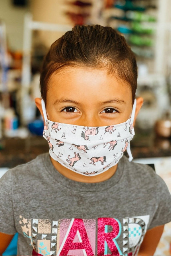 Kids Pleated Face Mask