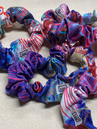 Buy purple-swirls Hair Scrunchies (Pre-Made)