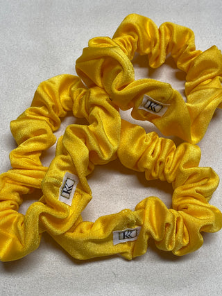 Buy golden-yellow Hair Scrunchies (Pre-Made)