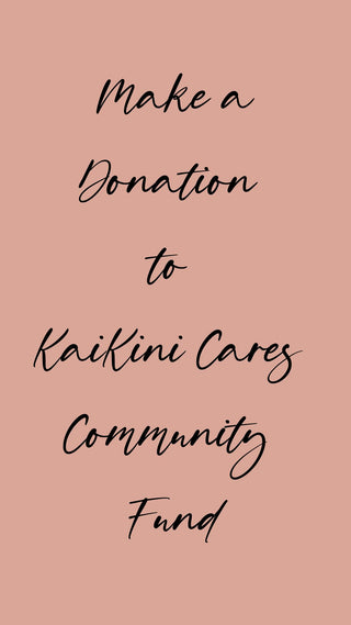 KaiKini Cares Donation